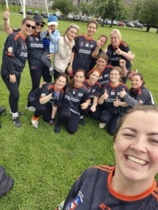 Elphin ladies after their win.