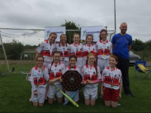 Emo’s first All-Ireland success — U13 Girls in 2016. Four of these players now line out at adult level.