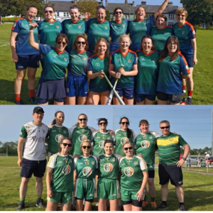 The two Monaghan ladies teams. Innishkeen and Carrickmacross