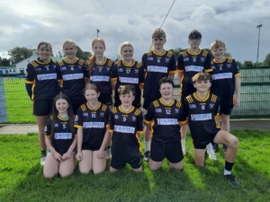 Myshall Rounders u16 team's first game