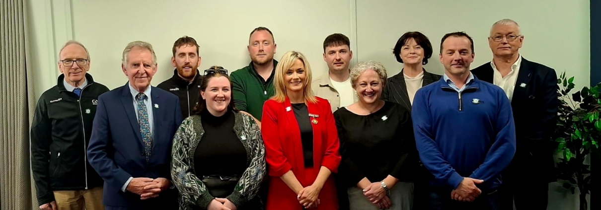 Back Row (Left to Right): Michael Dowling, Michael Sheahan, Mark Jennings, Peadar Waters, Martin Hoban, Chiara Trench, Michael Meaney Front Row (Left to Right): Catriona Carty, Paula Doherty, Shirley Lennon, PJ Lalor