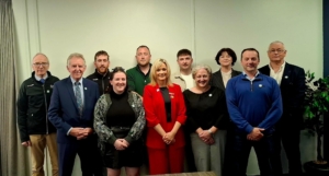 Back Row (Left to Right): Michael Dowling, Michael Sheahan, Mark Jennings, Peadar Waters, Martin Hoban, Chiara Trench Front Row (Left to Right): Catriona Carty, Paula Doherty, Shirley Lennon, PJ Lalor
