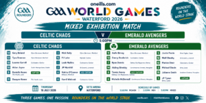 Watch the Mixed Exhibition live Celtic Chaos v Emerald Avengers